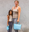 Shopper Mama-Tochter Blue