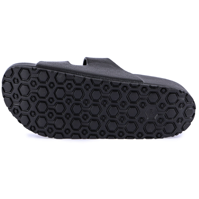 Ratschkatl PVC Sandalen Schwarz